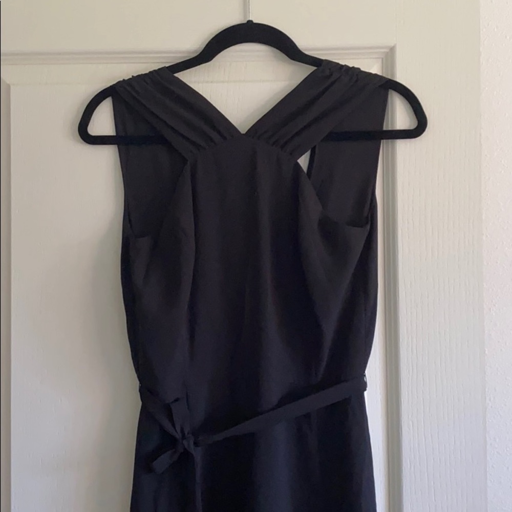 ARITZIA • WILFRED aubrey backless black midi dress 2 - Picture 6 of 8